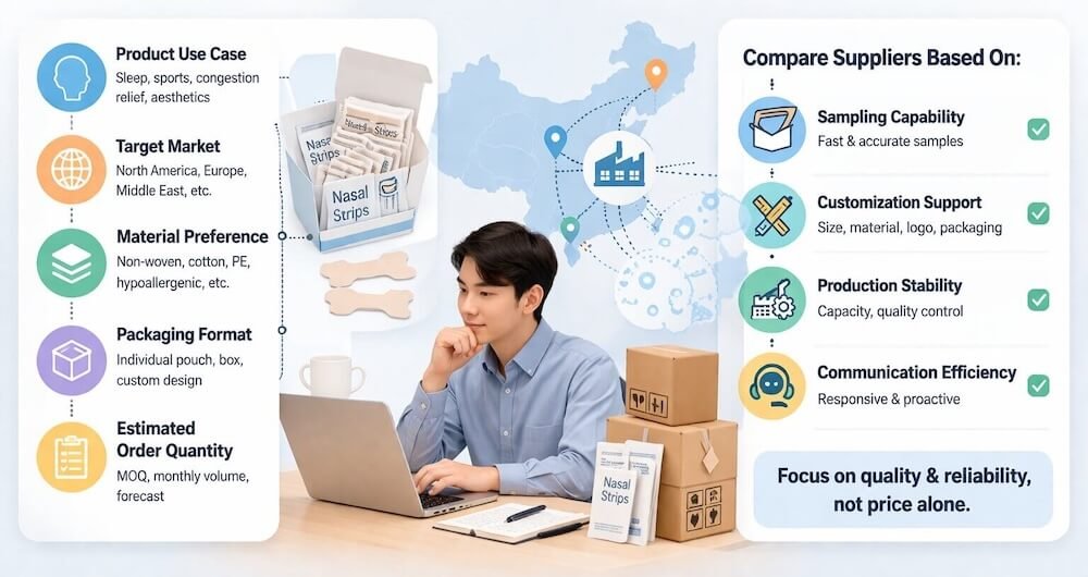 How to source nasal strips from China in 2026 1